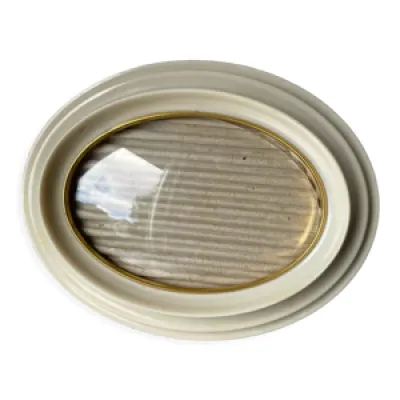 Cadre vintage ovale en - verre