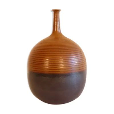 vase vintage boule en - 1970 ceramique