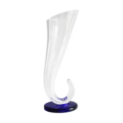 Vase cristal forme - corne