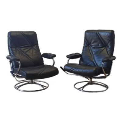 fauteuils en cuir design - scandinave