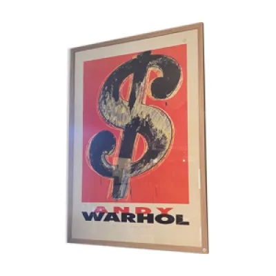Affiche ancienne lithographie - andy warhol