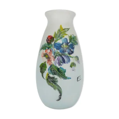 Vase Art Nouveau signé - floral