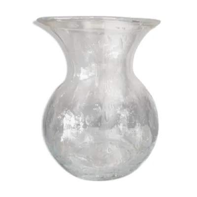 Vase bulle en cristal - evase