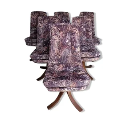 Série de 6 chaises ergonomiques - scandinave
