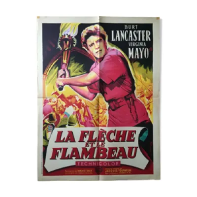Affiche cinéma La Flèche - lancaster