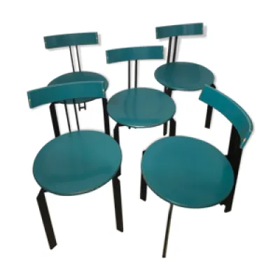 Série de 5 chaises Zeta