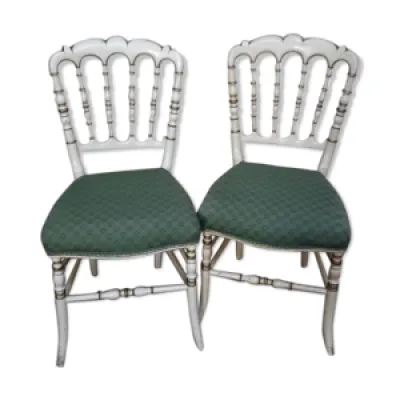 Paire de chaises Napoléon - anciennes