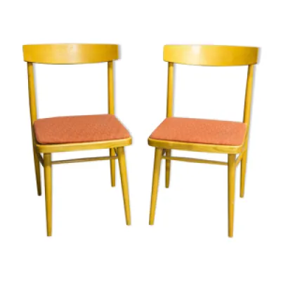 Pair of Dining chairs - czechoslovakia