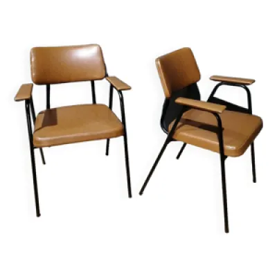 Paire fauteuils - 1960