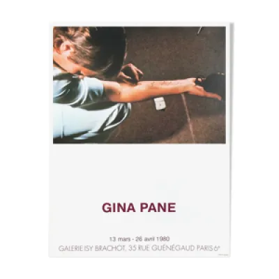 Affiche Gina Pane 1980