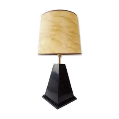 Lampe de table pyramide - noire