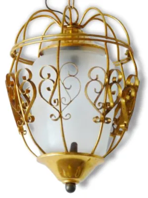 Adorable lanterne lampe - 1950 50