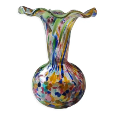 Vase boule en verre d - art