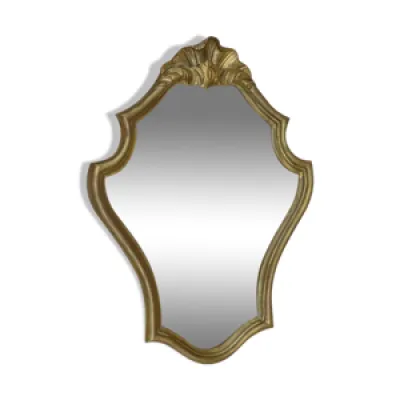 Miroir de style Louis - bois feuille
