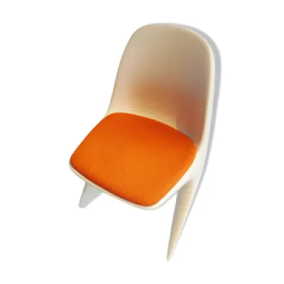 Chaise plastique  casala - orange