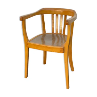 fauteuil à lattes de - pin