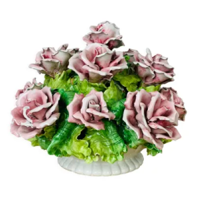 Centre de table bouquet - fleurs roses