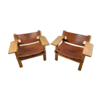Paire de Spanish chairs - fredericia