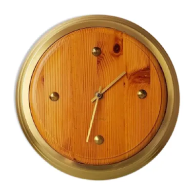 Horloge design Bony en - 1980 bois