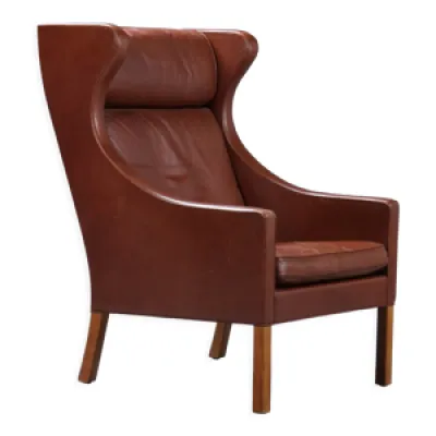 Fauteuil Wing, Børge - cuir