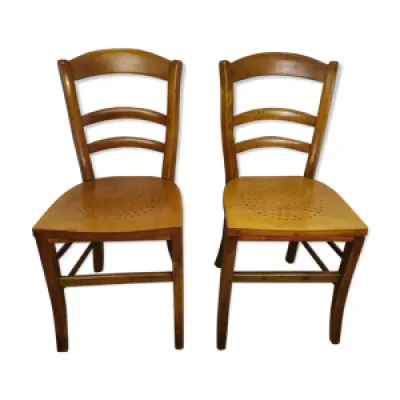 Lot 2 chaises bistrot - anciennes