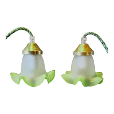 Duo de lampes baladeuses - tulipes