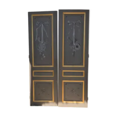 Double portes de placard - peintes
