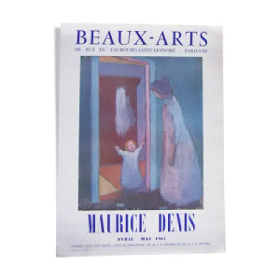Affiche d'exposition de Maurice
