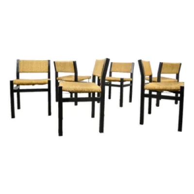 ensemble de 6 chaises - table