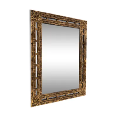 Miroir en laiton italien - moderne
