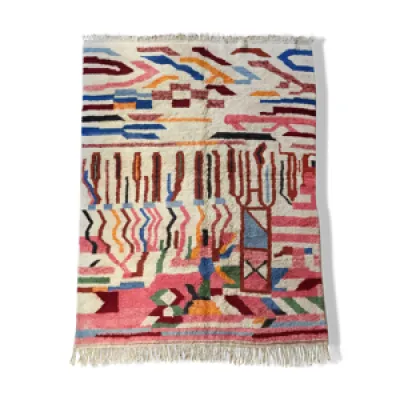 Tapis berbère marocain - ouarain motifs
