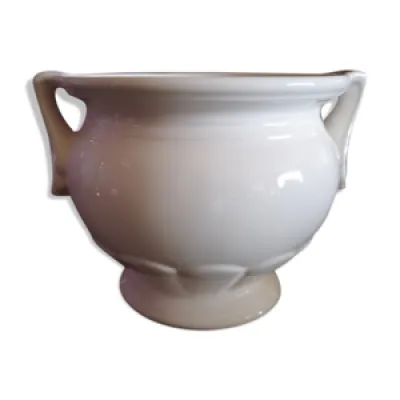 Pot cache pot en céramique - blanche 1950