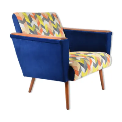 fauteuil milieu - 1960 bleu