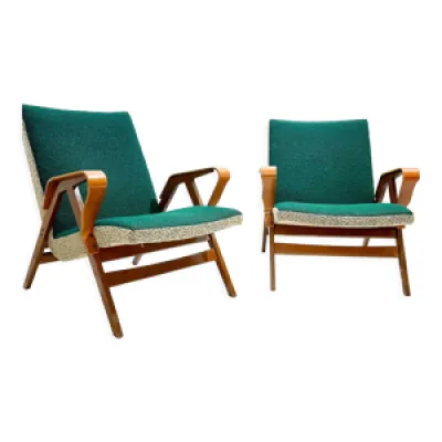 Paire de fauteuils modernes - 1950 milieu