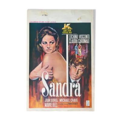 Affiche belge Sandra - claudia