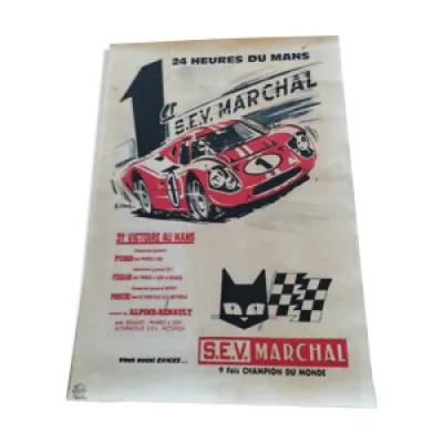 Affiche ancienne en toile - marshall