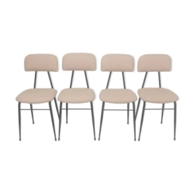 4 chaises de salle à - italiennes 1960