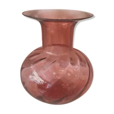 Vase forme oignon de - couleur rose