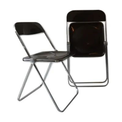 lot de 2 chaises design - 1970