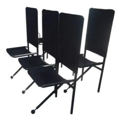 Set 6 chaises salle - tripode