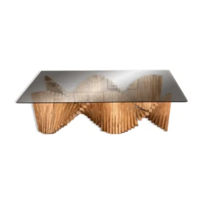 Table basse en bois massif - 80cm