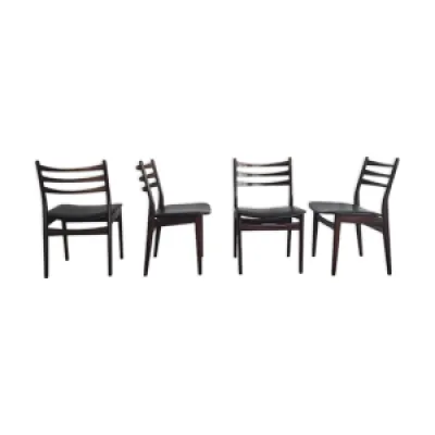 ensemble de quatre chaises - 1950