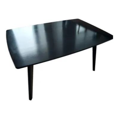 Table en teck massif - noire