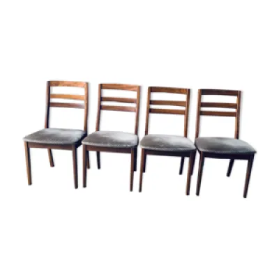 lot de 4 chaises bois