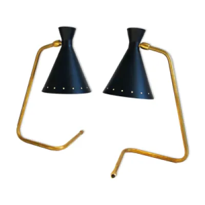 Paire de lampes italiennes - cocotte design