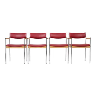 Ensemble de 4 chaises - dutch design