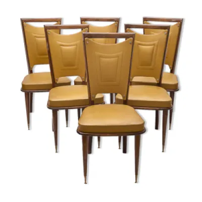 set de 6 chaises art