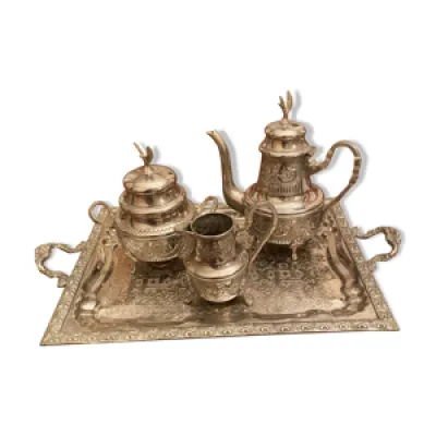 Service à thé marocain - travail artisanal