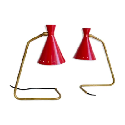 Paire de lampes Italiennes - cocotte design