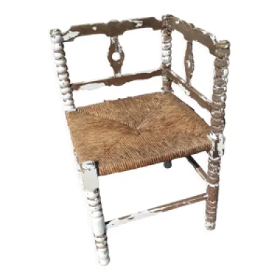 Chaise d'angle en bois - assise